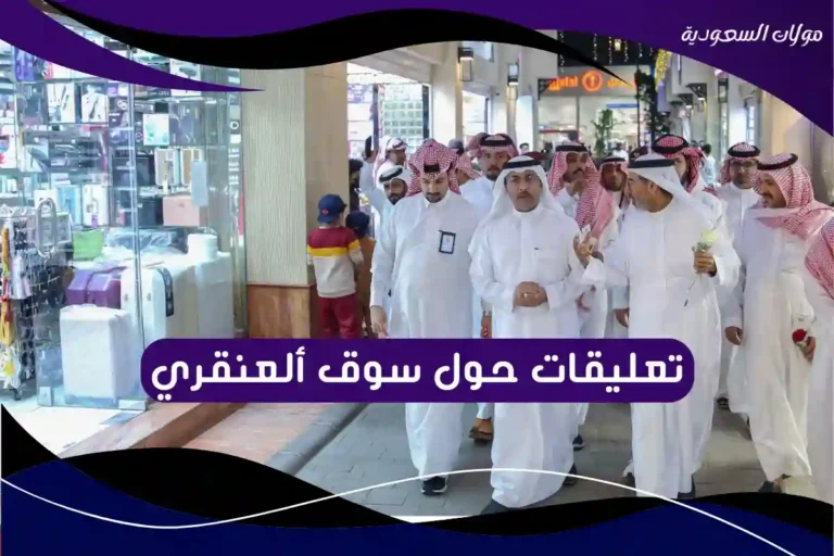 تعليقات حول سوق ألعنقري