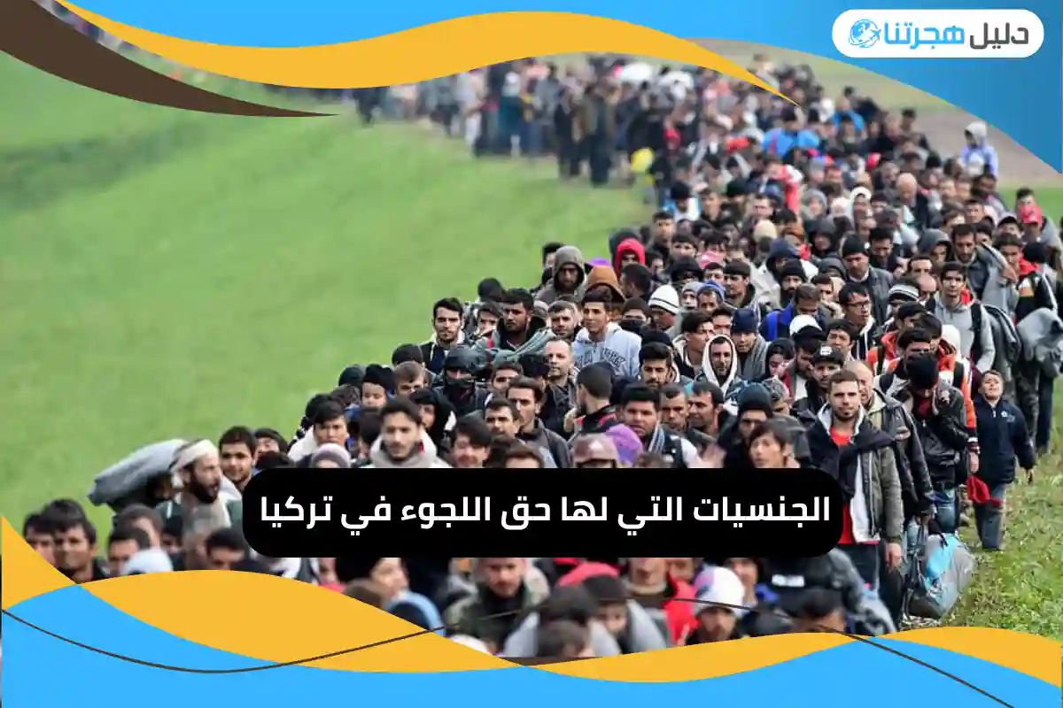 الجنسيات التي لها حق اللجوء في تركيا