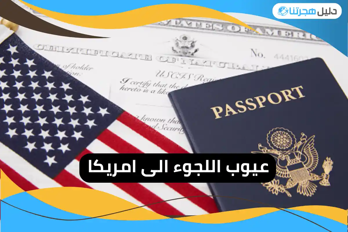 عيوب اللجوء الى امريكا