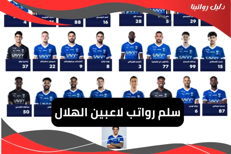 رواتب لاعبين الهلال